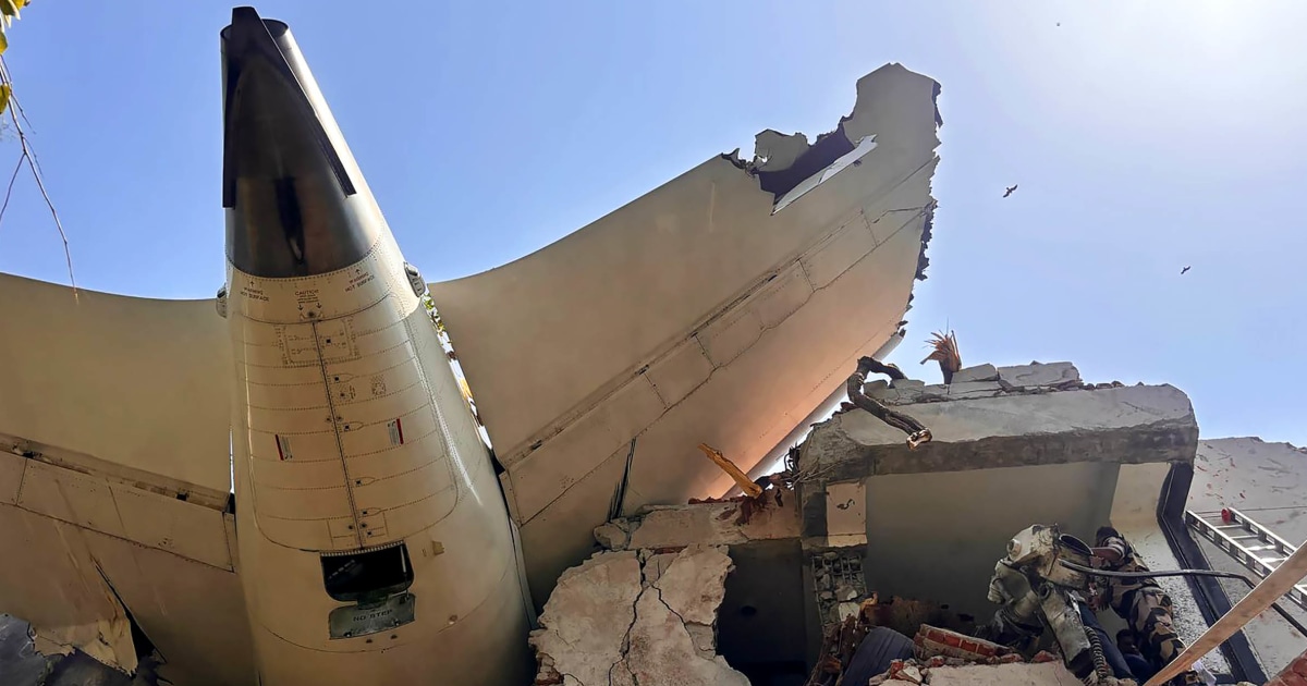 Plane crashes near major Indian airport with 242 people on board