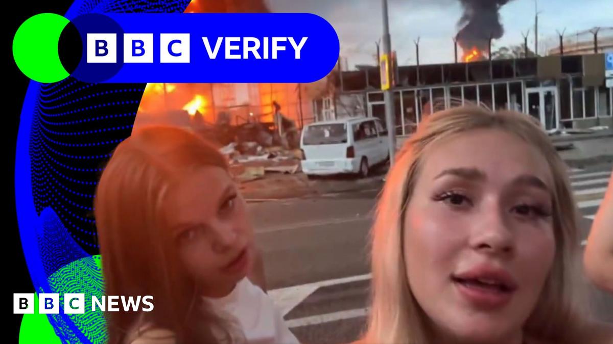 BBC Verify Live: Russian TikToker fined over drone strike video, and UK ‘wealthy exodus’ claim checked