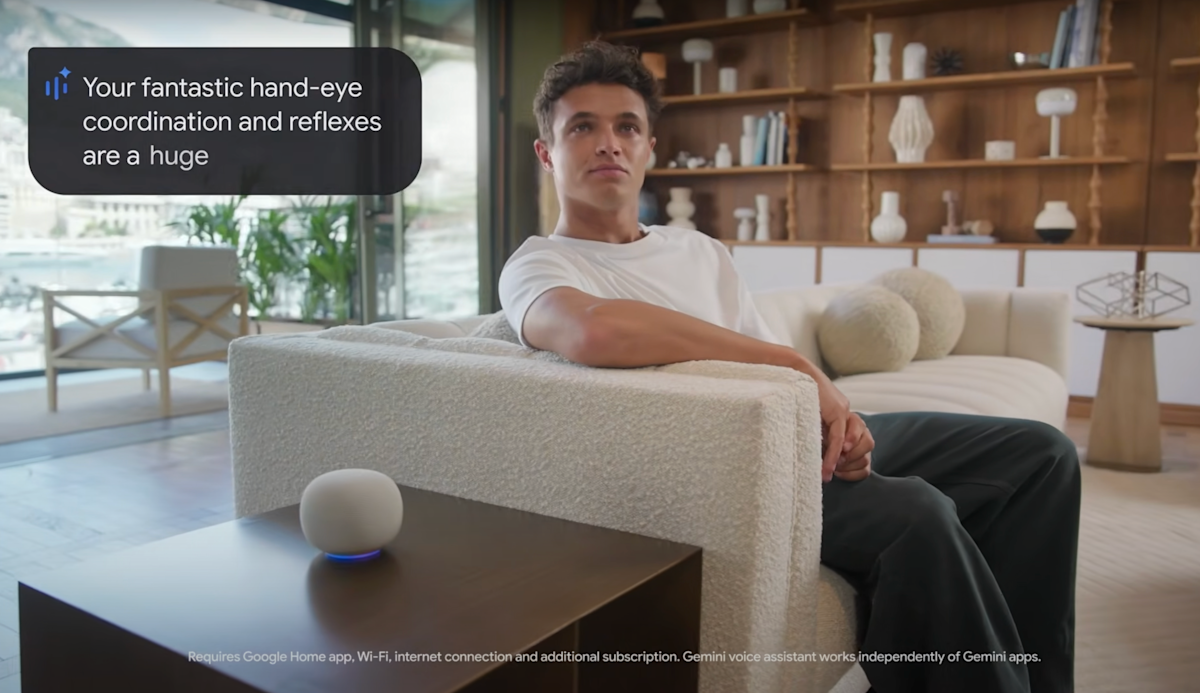 Is this Google’s first Gemini-powered smart speaker?