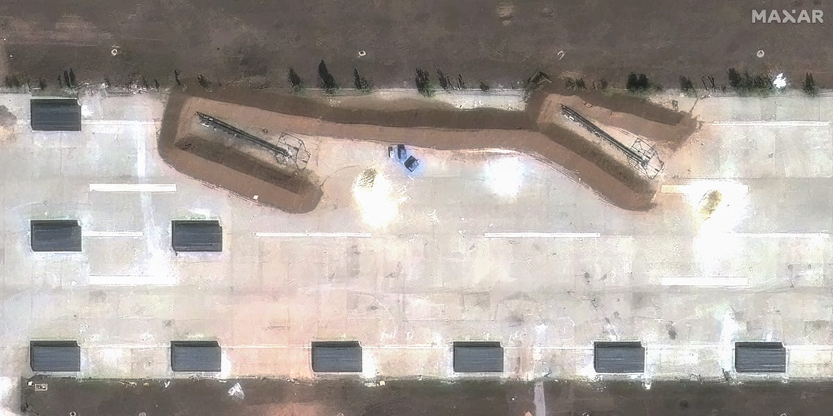 Image Shows New Russian Drone Launch Site Near Ukraine Front Lines