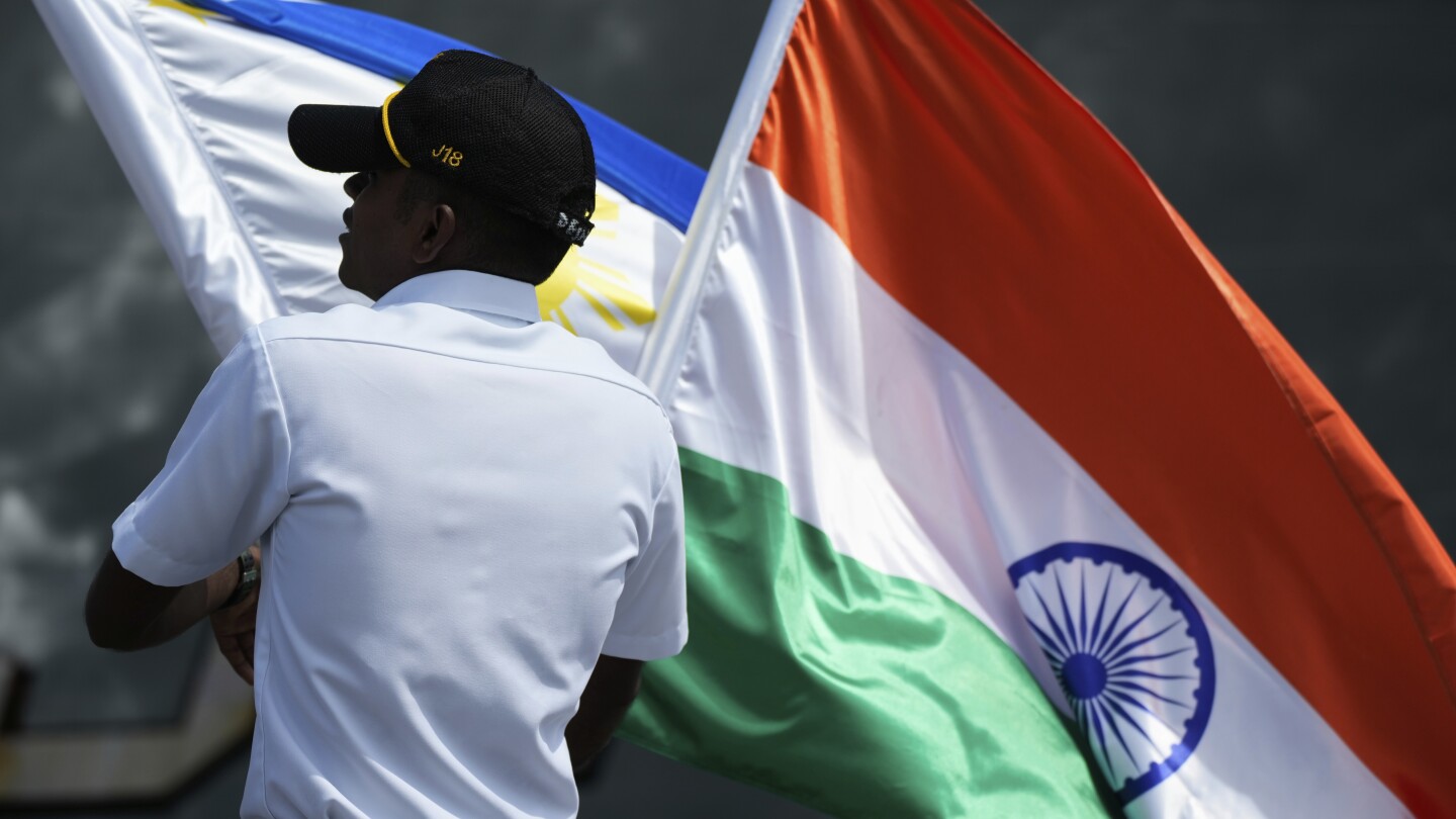 India and the Philippines stage joint naval drill in the disputed South China Sea